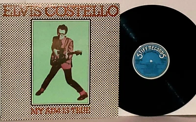 ELVIS COSTELLO My Aim Is True Portugese LP VG+ Plays Well 1977 Stiff  SEEZ 3 NP - Image 1 of 3