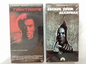 Escape From Alcatraz Tightrope VHS 1979 Sealed Watermarked Clint Eastwood - Picture 1 of 6