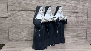 Singing Nuns Music Box Porcelain Working Made in Japan - Picture 1 of 16