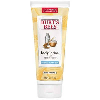 Loción corporal nutritiva natural de leche y miel Burt's Bees 6 oz (paquete de 2) Foto 1 de 4