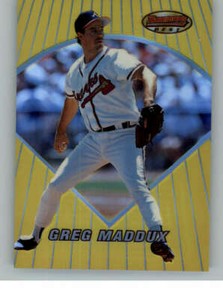 1996 Bowman's Best Previews Refractors #BBP14 Greg Maddux (ref 134449)