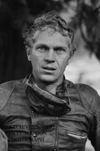 BSA 1964 pruebas de motocicleta Steve McQueen actor foto foto - Imagen 1 de 1