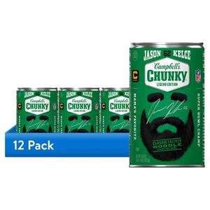 (1 pack) Campbell's Chunky Classic Chicken Noodle Soup, 18.6 oz Can - Picture 1 of 6