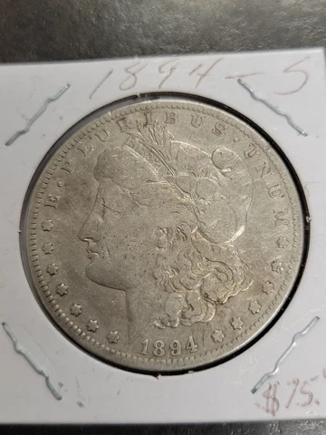 1894-S MORGAN 90% SILVER DOLLAR TOUGH KEY DATE Cover