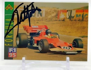 EMERSON FITTIPALDI SIGNED VINTAGE FORMULA 1 TRADING CARD - Picture 1 of 2