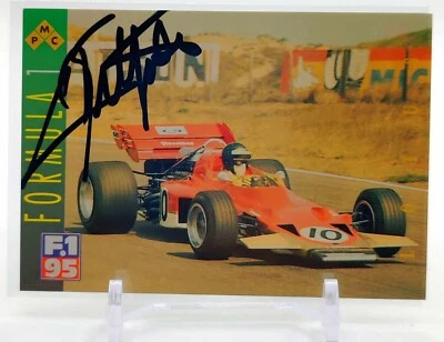 EMERSON FITTIPALDI SIGNED VINTAGE FORMULA 1 TRADING CARD - Image 1 of 2