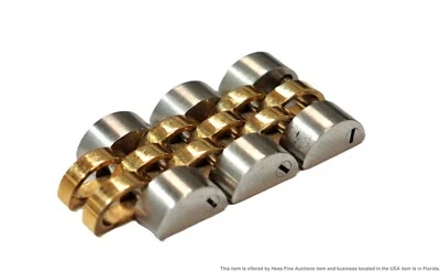 Rolex 18k Yellow Gold Stainless Steel Ladies 10mm Jubilee Triple Link 69173 6516 - Image 1 of 4