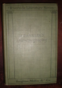 Franklin's Autobiography 1896 Riverside Literature Series Houghton Mifflin GOOD - Picture 1 of 12