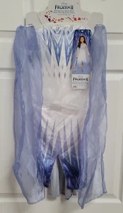 Frozen II Little Girls' Elsa the Snow Queen Dress Costume size 4-6X - Picture 1 of 7