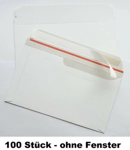 100x CD DVD Versandtasche Briefumschlag DIN lang 220 x121mm Fixcoll Pappe Karton - Bild 1 von 3