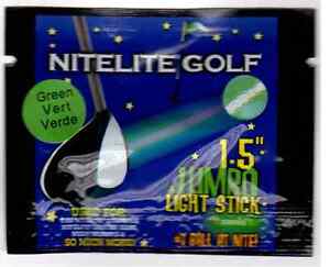 12 Jumbo Lightsticks 1.5" for Nitelite Glow Golf Balls