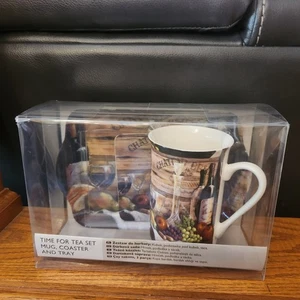 Creativetops Time for Tea - Taza, Posavasos y Bandeja Nuevo en Caja - Imagen 1 de 2