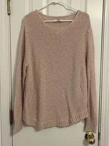 Maglione donna rosa chiaro loft taglia XL - Foto 1 di 8
