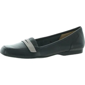 Array Womens Marlowe Black Penny Loafers Shoes 5.5 Medium (B,M) BHFO 8078 - Picture 1 of 4