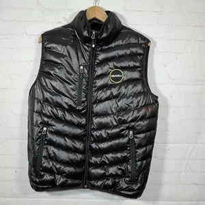 Chaleco acolchado oficial Activision para hombre talla mediana negro cremallera completa cuello falso - Imagen 1 de 14