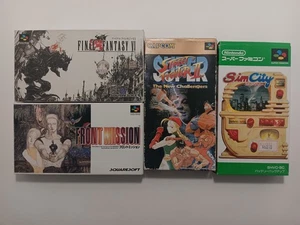 Super Famicom Japanese Game Lot All In Original Boxs With Manuals 3 Tested Work - Picture 1 of 9
