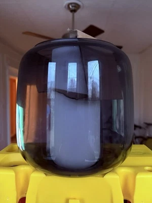 IKEA Symfonisk 904.947.47 Shade for speaker lamp base, glass/black - No Base - Image 1 of 4