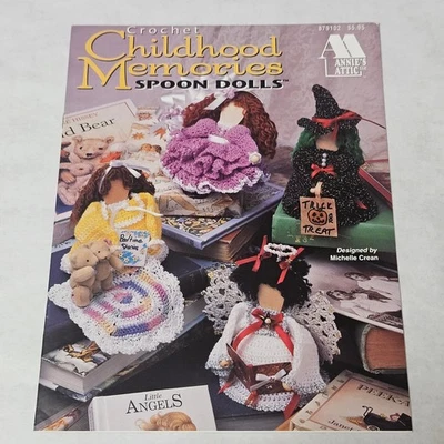 Crochet Childhood Memories Spoon Dolls 879102 Annie's Attic by Michelle Crean - Image 1 of 2