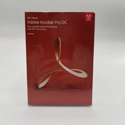 Adobe Acrobat Pro Full Version DVD/Windows, Permanent License (For 2 PCs) - Image 1 of 3