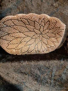 Stunning Vintage La Regale Beaded Purse Clutch Evening Bag 7" x 4.25" - Picture 1 of 8