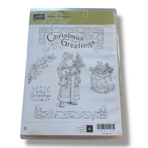 NUEVO Juego de estampillas PADRE NAVIDAD 142125 VICTORIANO VIEJO MUNDO SANTA NOEL - Imagen 1 de 4