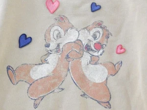 DISNEY CHIP + DALE FRIENDS FOREVER SWEATSHIRT RETRO DSGN - NICE QLTY - WORN ONCE - Picture 1 of 8