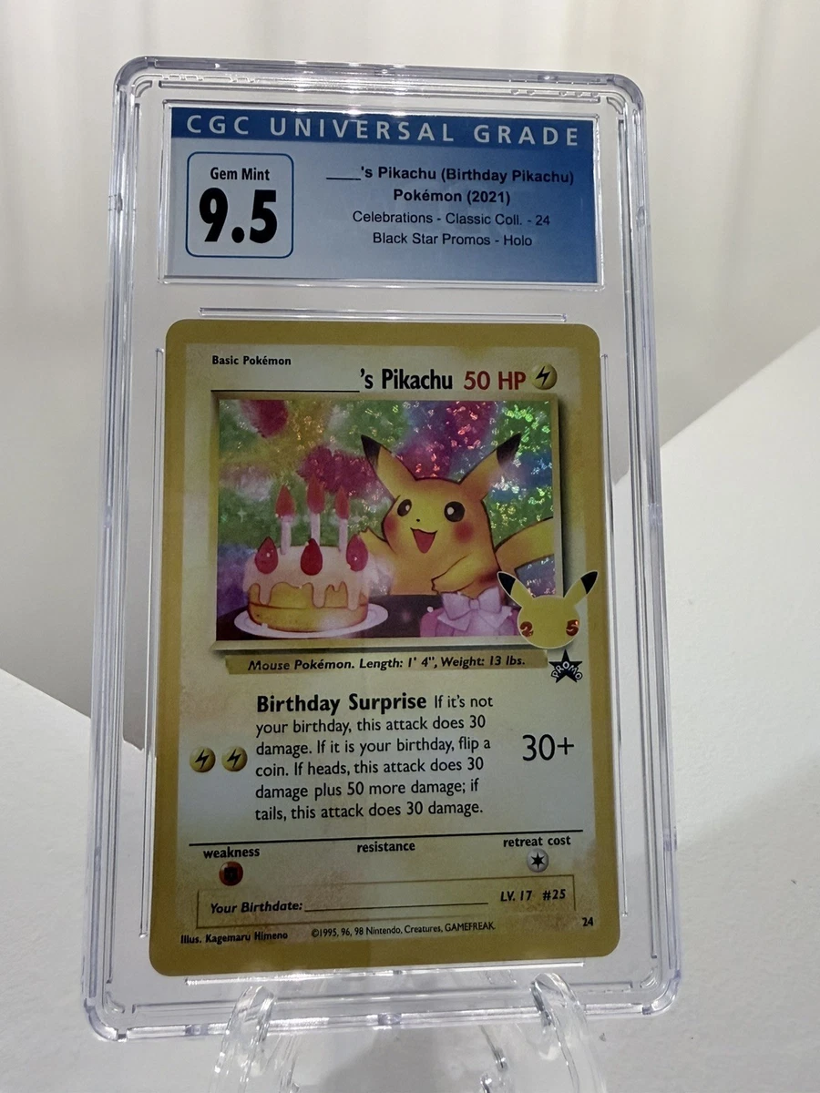 Pikachu Pokémon TCG Grade 9.5 Individual Collectible Card Game
