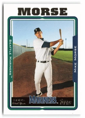 2005 Topps Updates & Highlights #UH224 Mike Morse Rookie Seattle Mariners RC - Image 1 of 2