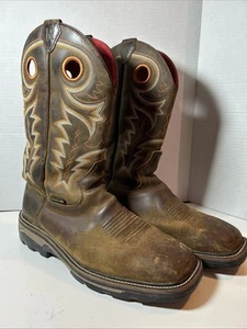 Men's "R Watson" Cowboy Boots RW 1010 WP Hazel Bay Cowhide Waterproof USED - Picture 1 of 9