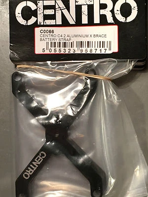 Centro C4.2 Alu X BRACE BATTERY STRAP C0066 Asso Associated B4.2 B5 Akku Halter - Bild 1 von 2
