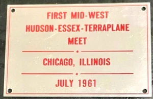 First Midwest Hudson Meet Plaque 1961 1947 1948 1949 1950 1951 1952 1953 1954 - Picture 1 of 2