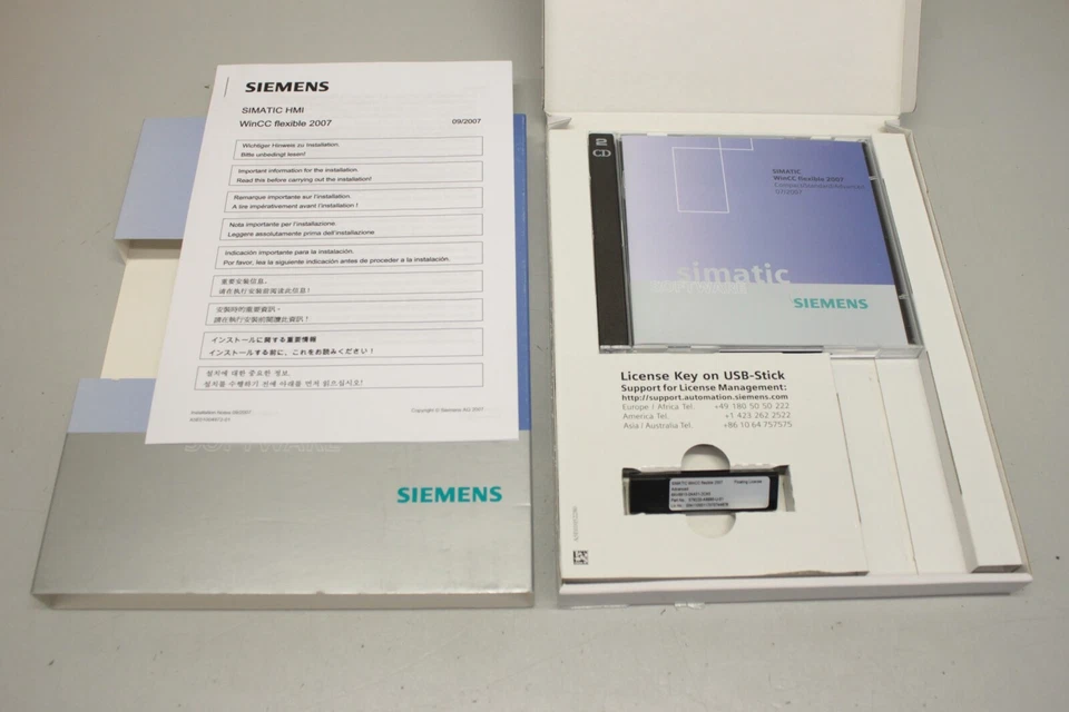 SIEMENS 6AV6613-0AA51-2CA5 Simatic WinCC flexible 2007 SPS Sofware - Bild 1 von 1