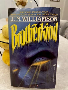 Brotherkind by J. N. Williamson Vintage Paperback Horror 1982 Rare Horror Book - Picture 1 of 10