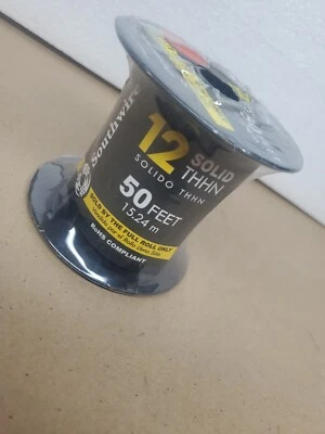 Southwire 50 Ft 12 AWG Solid Red THHN Electrical Wire 11589983 Southwire - Image 1 of 3