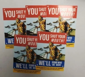 Militär Industrie Komplex Neue Weltordnung AUFKLEBER 5er Pack LOT  - Bild 1 von 19