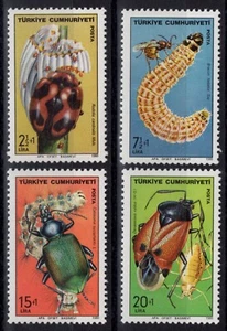 Turkey 1980 useful insects mnh set - Picture 1 of 1