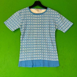 YSL Tshirt Ynes Saint Laurent aop shirt 70s - Picture 1 of 5