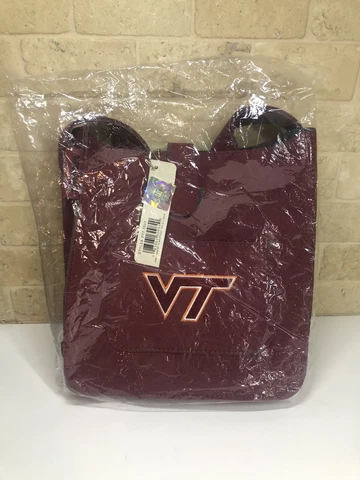 Virginia Tech VT Hokies Allen Stuart Bag Tote Purse Handbag Licensed Collegiate Cover