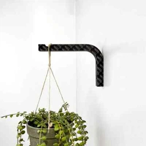 Wooden Wood Plant Hanger Hook Indoor Bracket Wall Hanging Flower Pot Rack Holder - Picture 1 of 6