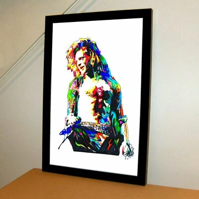 Arte de pared impreso póster de música rock David Lee Roth Van Halen 11x17 Foto 1 de 4