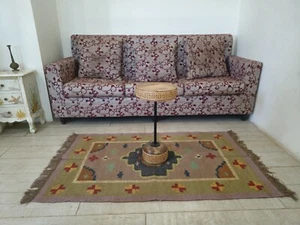 Rugmoda Handmade Kilim-Style Rug | Desert-Inspired Colors | 3 x 5 ft - Picture 1 of 5