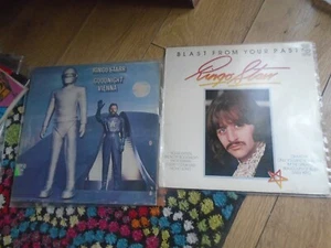 2 Ringo Starr vinyl LPs - Goodnight Vienna, Blast From Your Past - BEATLES LOT - Picture 1 of 2