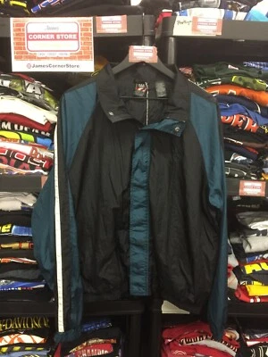 Chaqueta cortavientos vintage JCPenney Juegos Olímpicos de Estados Unidos blanca verde negra grande #1268 Foto 1 de 4