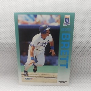 1992 Fleer #154 George Brett Kansas City Royals HOF