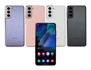 Samsung Galaxy S21 - 128 256 GB - Schwarz Weiß Lila Pink  - ALLE FARBEN - Bild 1 von 2