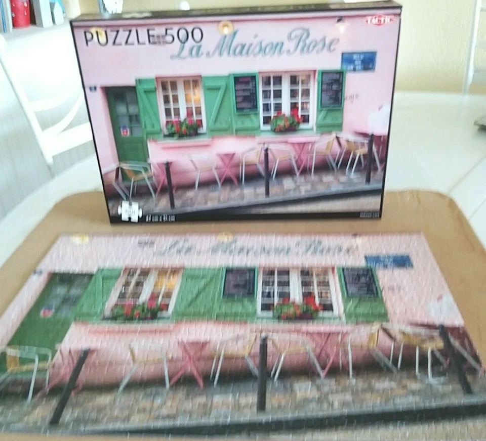 PUZZLE 500 PIECES TACTIC LA MAISON ROSE - Photo 1/1