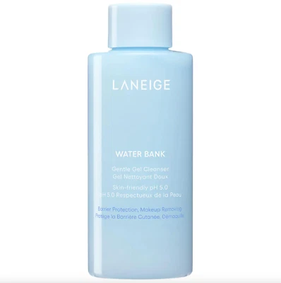 Banco de agua LANEIGE gel limpiador suave con ácido hialurónico, tamaño mini (2,70 oz) Foto 1 de 4