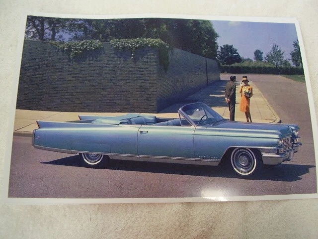 FOTO 1963 CADILLAC ELDORADO CONVERSÍVEL 11 X 17 - Imagem 1 de 1