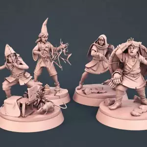 Apprentice NPCs | STL Miniatures - Picture 1 of 21