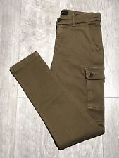 Replay Hyperflex Jaan Slim Fit Cargo Pocket Brown Jeans 30 Waist
